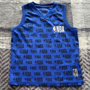 NBA Kids Blue Logo Pattern Jersey